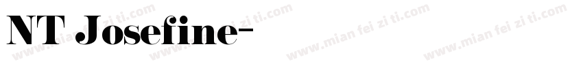 NT Josefine字体转换